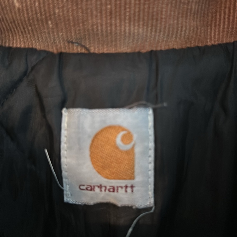 Vintage Carhart Chore Barn Coat, Lining INSULATED!, bleach dyed Men’s Large - Picture 3 of 8